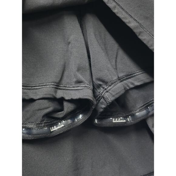 Lululemon Pace Rival Skirt Skort Black Running Tennis Size 12 Women’s - Picture 5 of 7